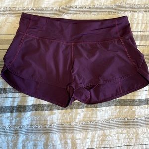 Lululemon speed up shorts